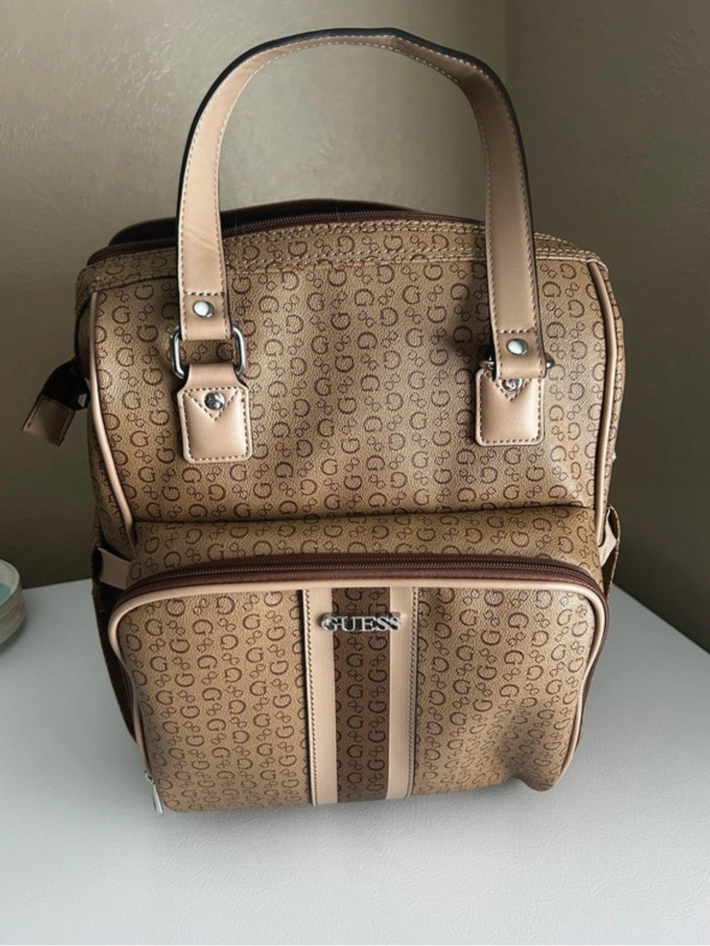 Guess Brown Diaper Bag
